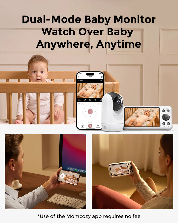 Cámara para bebes Monitor BM04 5" Momcozy