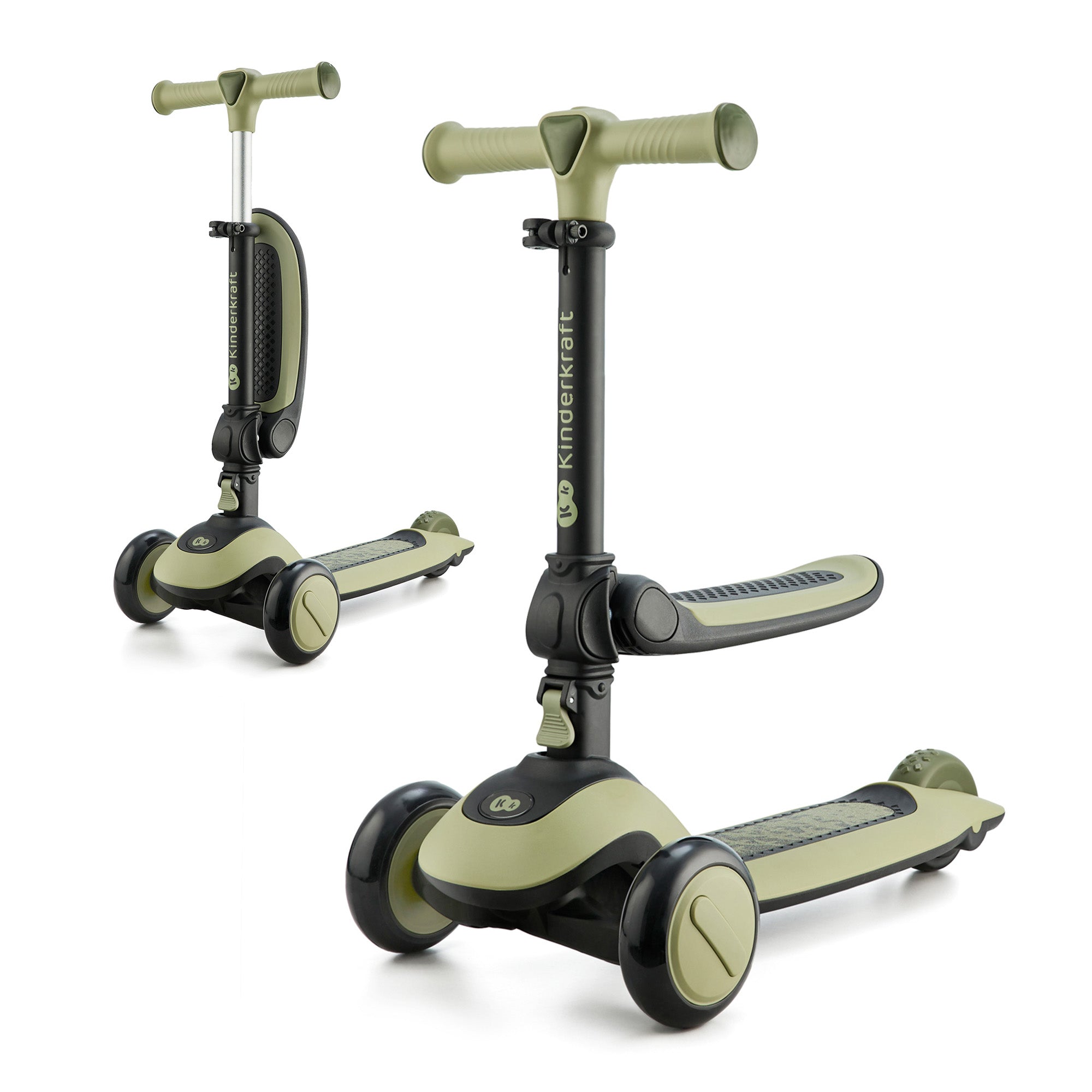 Triciclo Monopatin 2 en 1 Halley Green