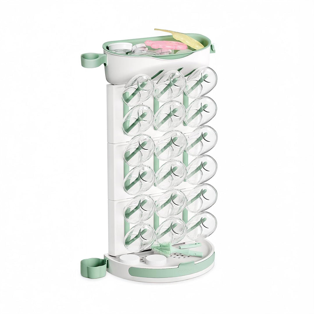 Escurridor de mamaderas modular Momcozy para 18 mamaderas
