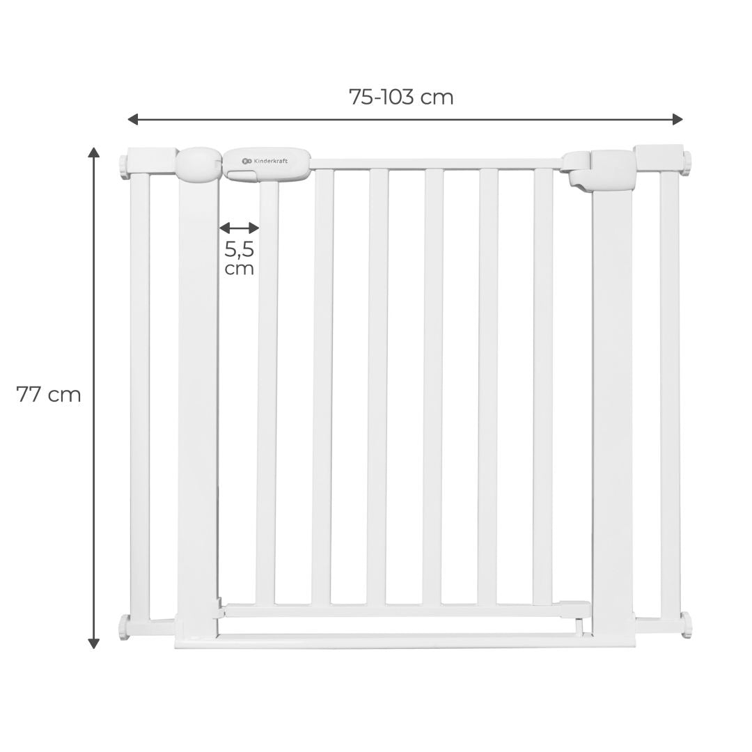 Puerta de Seguridad LOCK & GO White