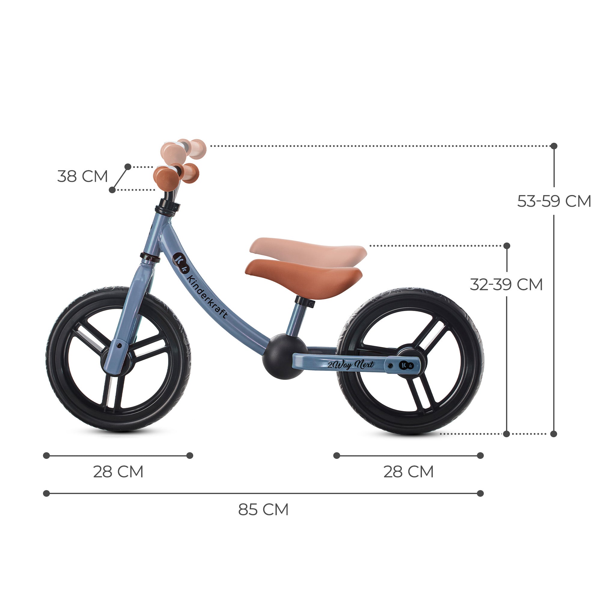 Bicicleta de Balance 2WAY Next Blue Sky