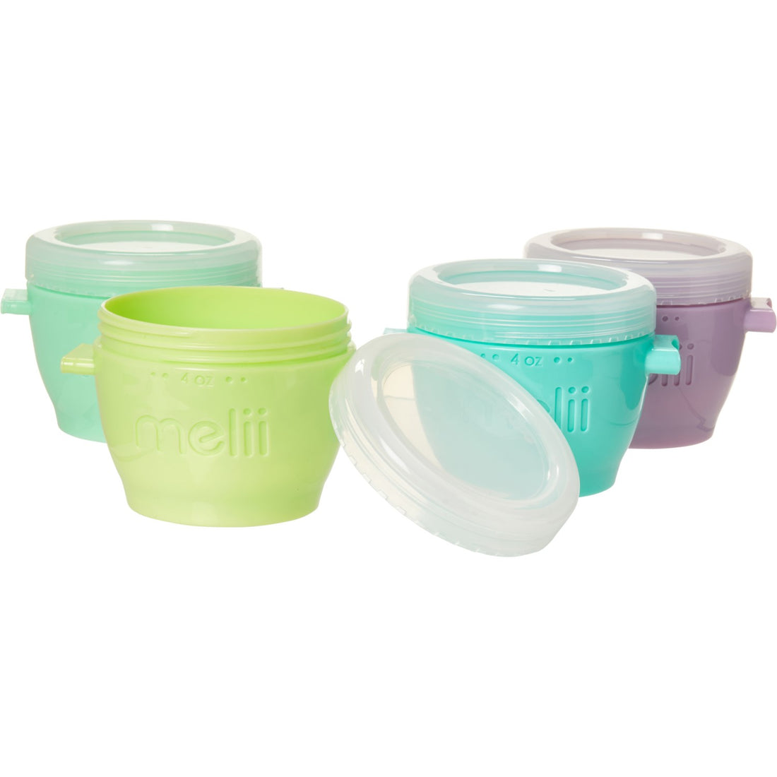 Pack 4 contenedores Snap & Go 177 ML