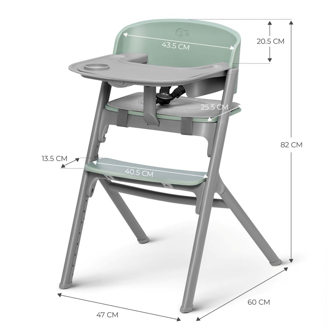 Silla de comer evolutiva LIVY 4 en 1 Olive + Calmee