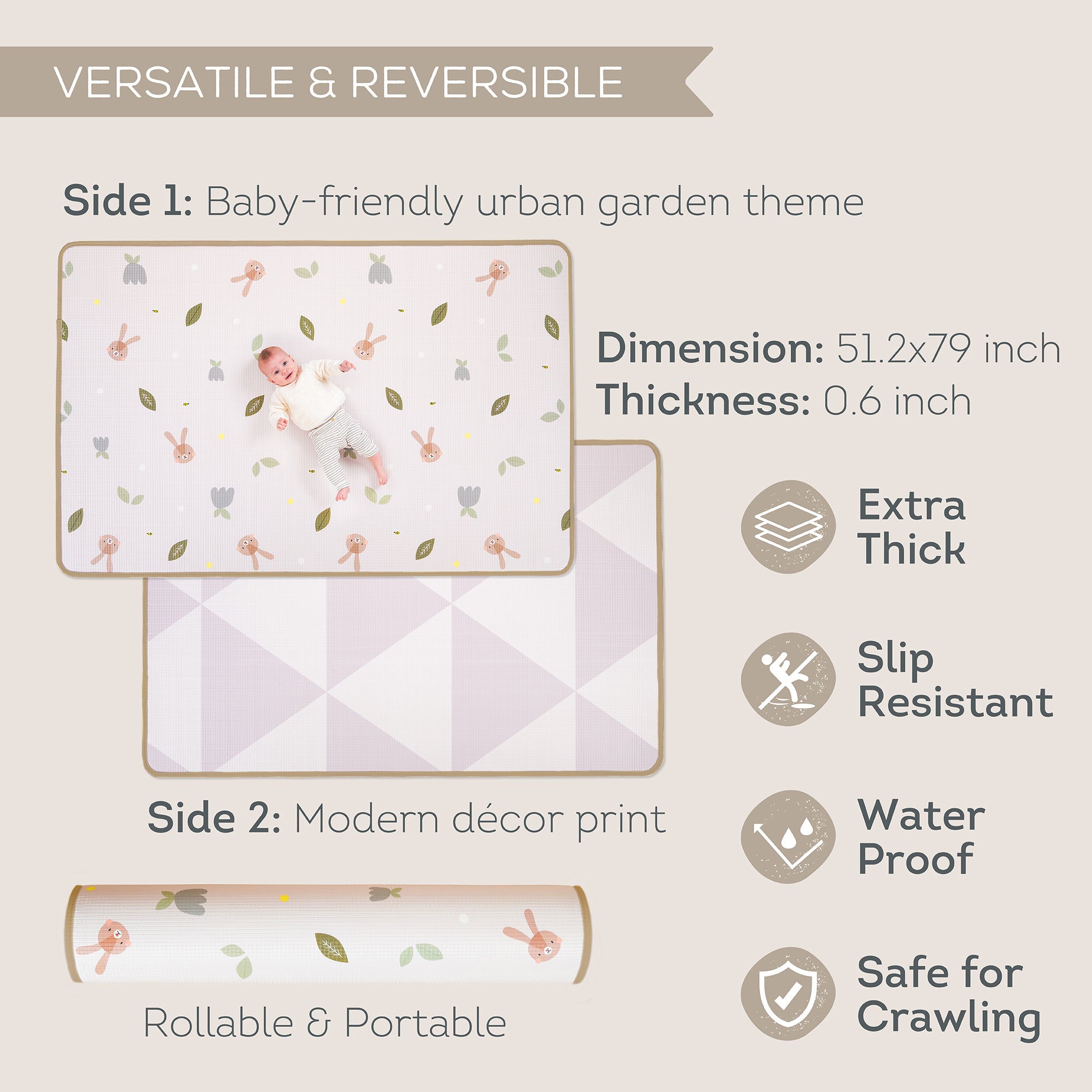 Alfombra de espuma Roll & Play