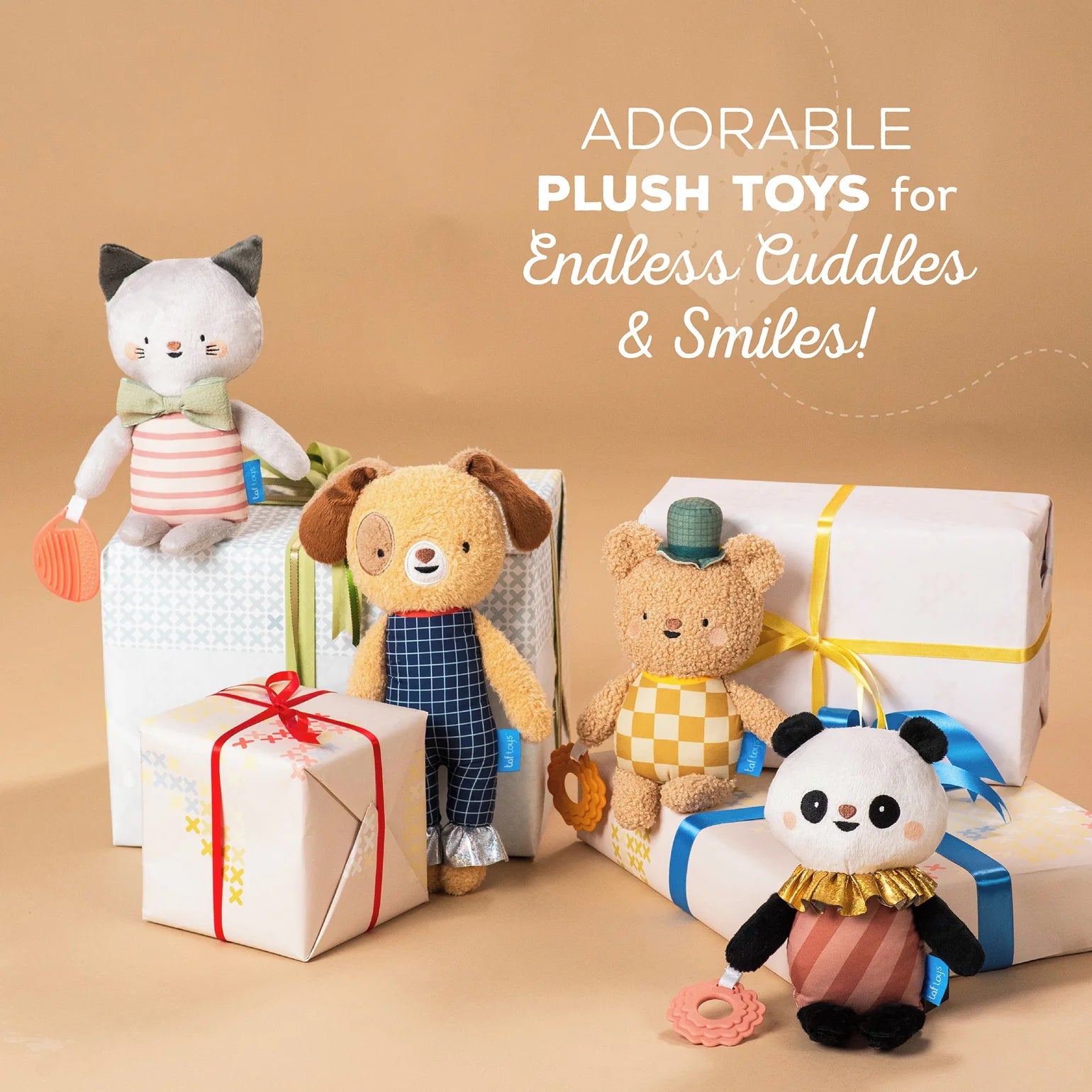 Peluche de Actividad Con Mordedor Daniel