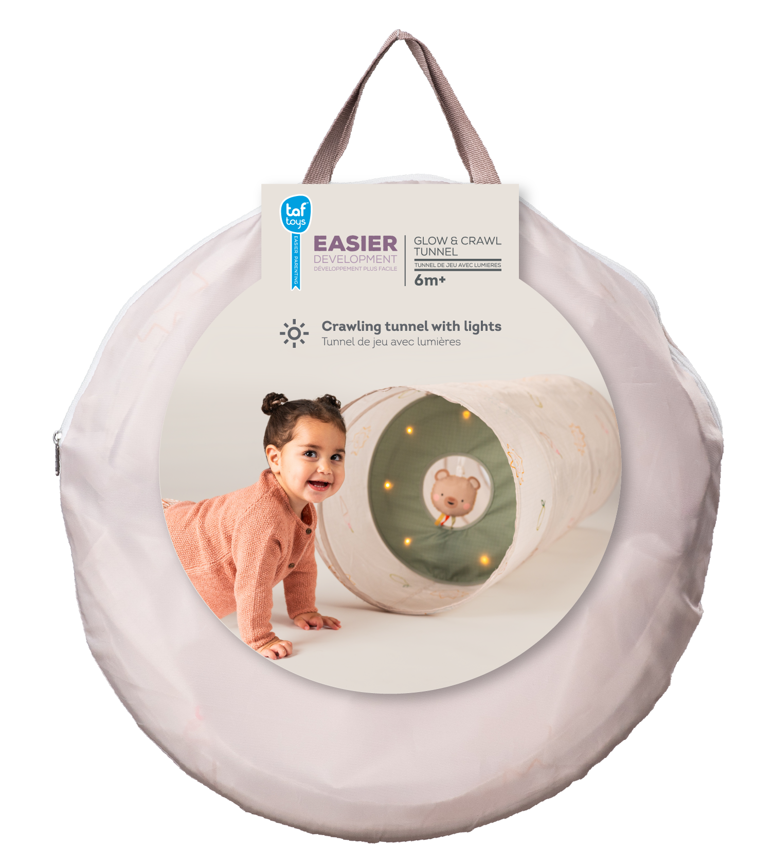 Túnel luminoso para gatear