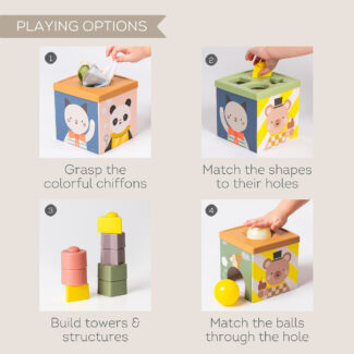 Cubo para jugar y descubrir