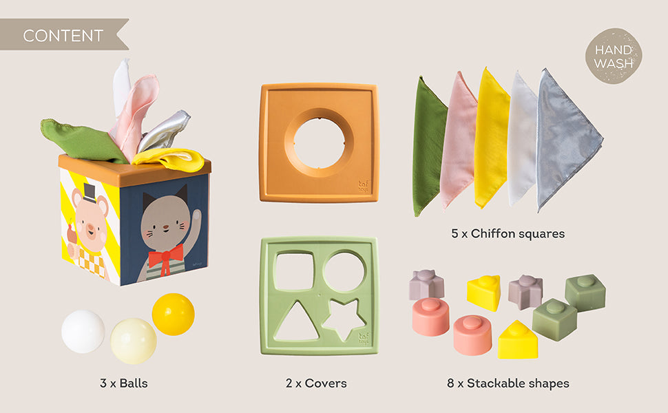 Cubo para jugar y descubrir