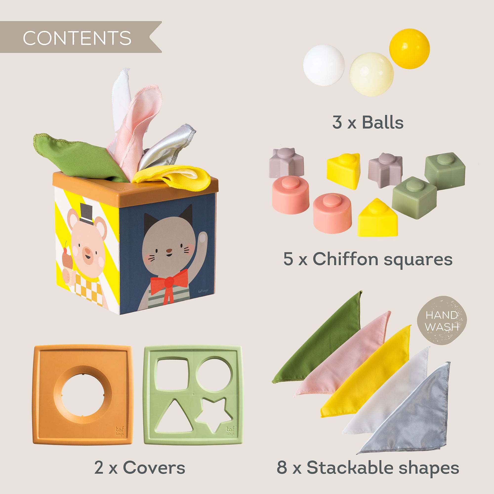 Cubo para jugar y descubrir