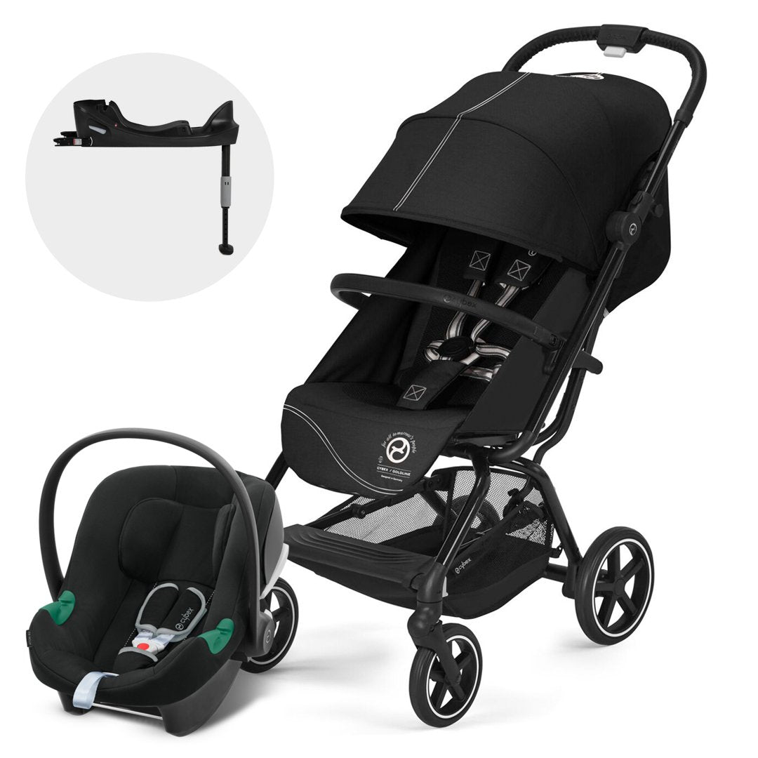 Travel System Eezy S Plus v3 BLK + Aton B2 + Base Cybex