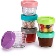 Pack de 6 contenedores de Vidrio 118ML