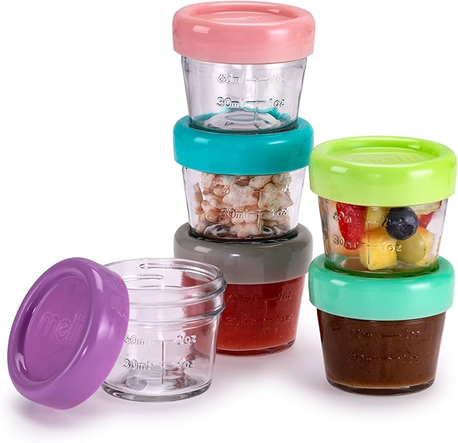 Pack de 6 contenedores de Vidrio 118ML