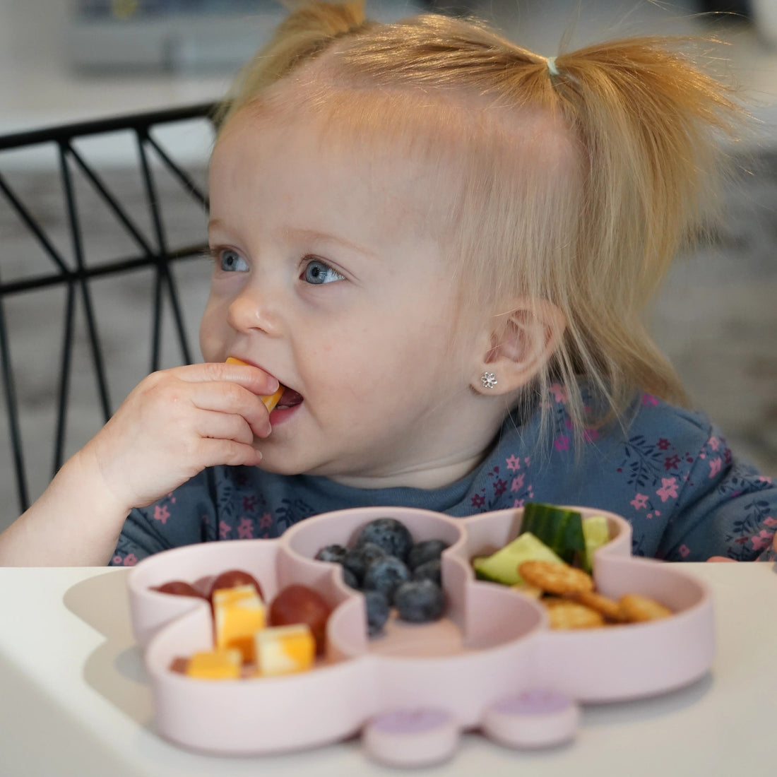 Plato de silicona Mariposa