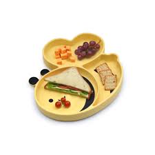 Plato de silicona con succión Abeja
