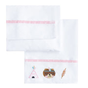 Juego de Sabanas Cuna Bordadas 90 x 140 cm