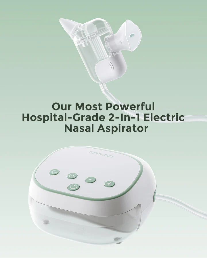 Aspirador Nasal Eléctrico 2 en 1 BreezyClear Pro Grado Hospitalario
