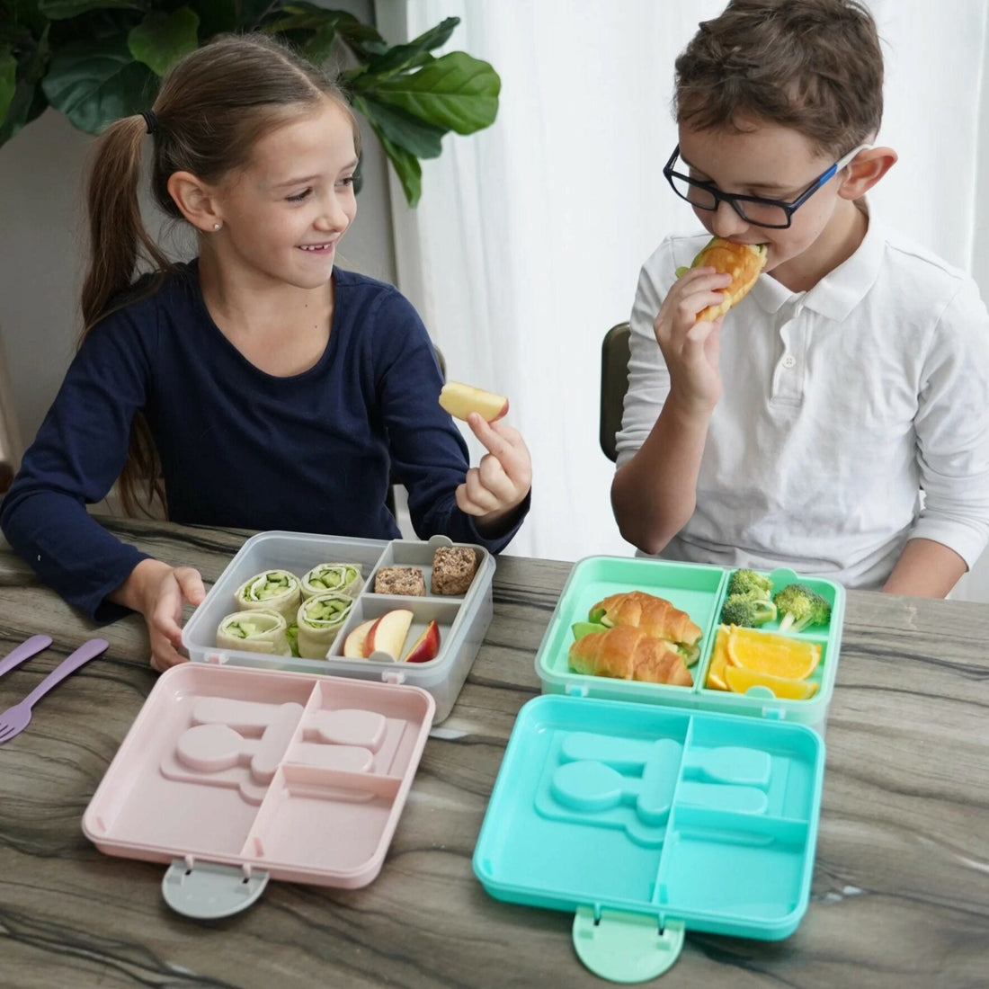 Lonchera Bento Box con Cubiertos