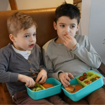 Lonchera bento con compartimientos 1250 ml