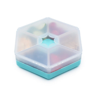Caja Contenedora de Snacks Hexagonal