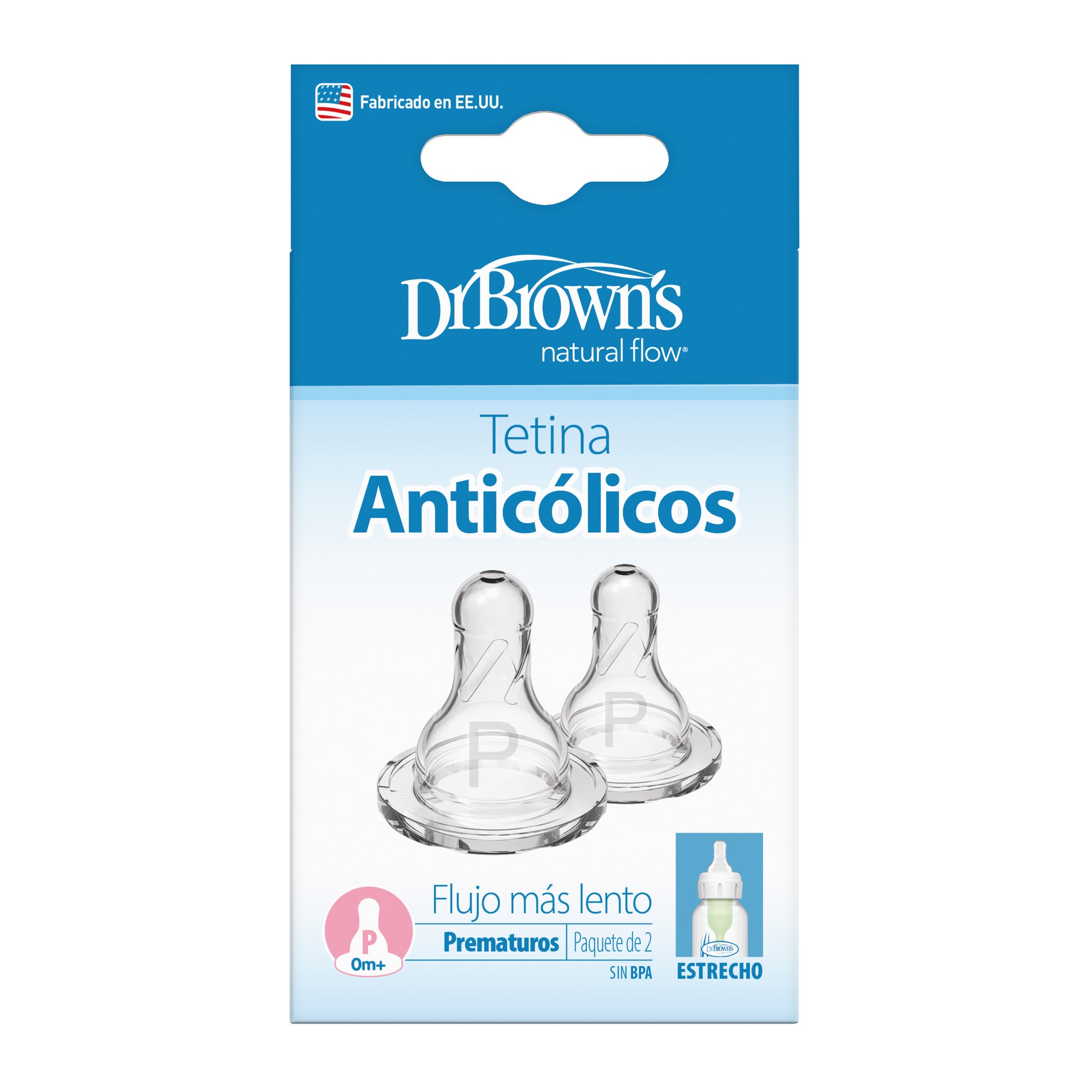 Tetina Anticólico Estándar 2UN para Prematuro