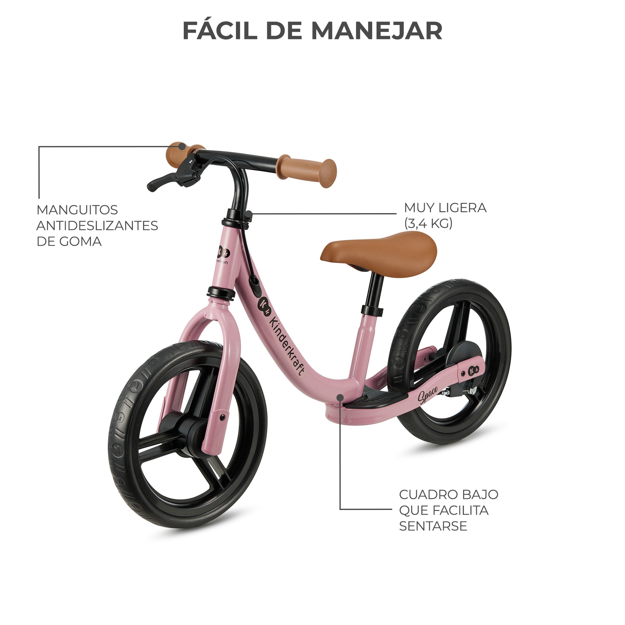 Bicicleta de Balance SPACE 2021 Dark Pink