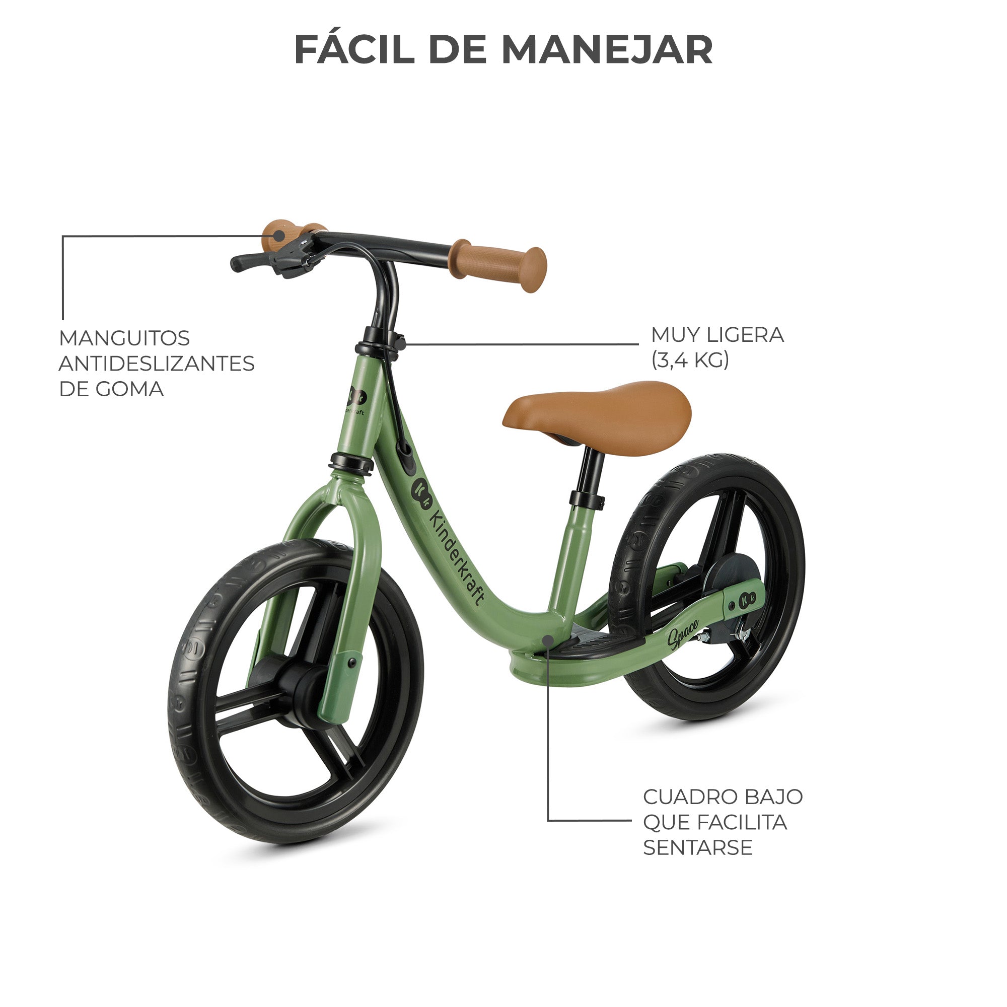 Bicicleta de Balance SPACE 2021 Light Green