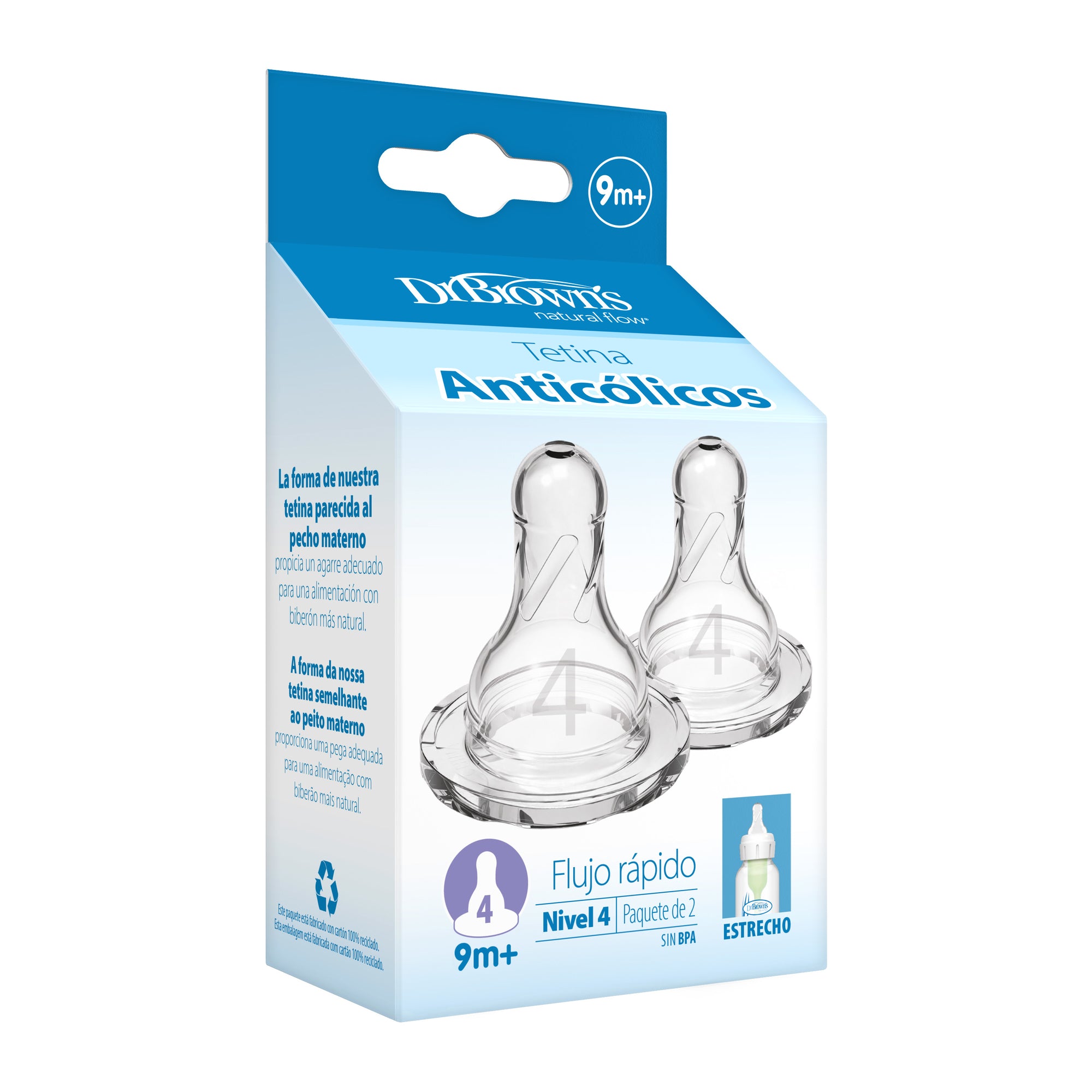 Tetina Anticólico Estándar 2UN 9M+