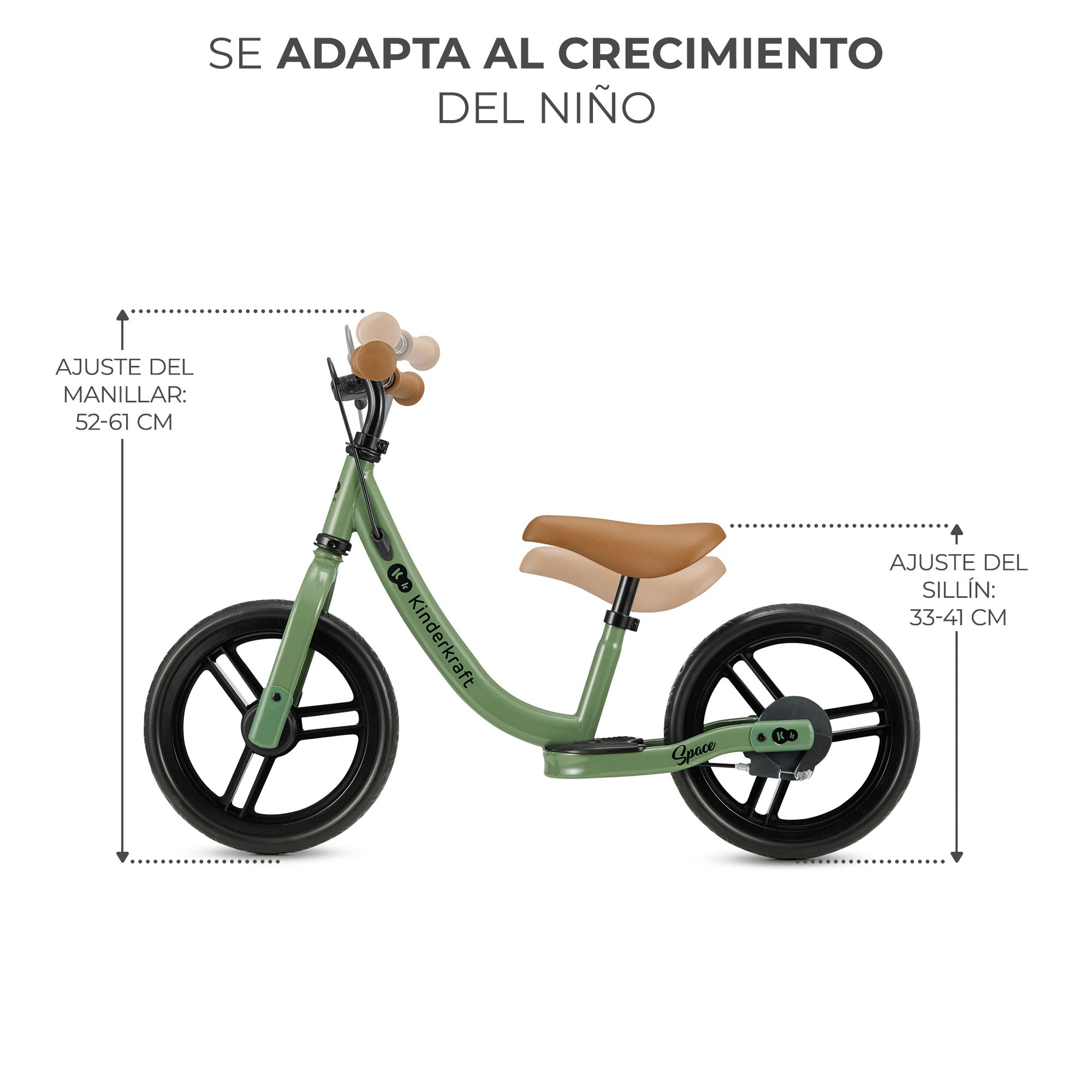 Bicicleta de Balance SPACE 2021 Light Green