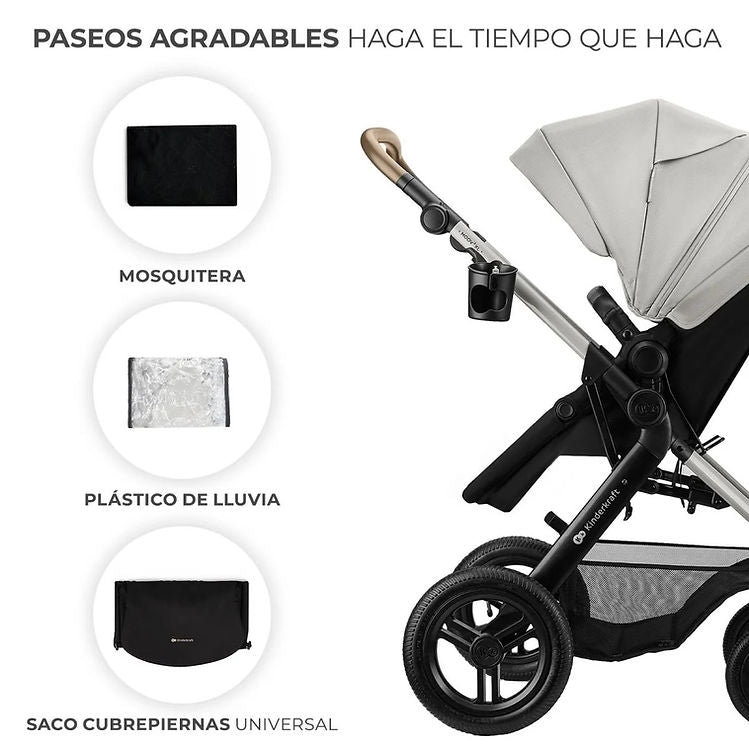 Travel System Moov 2 XL 3 en 1 + Base Isofix