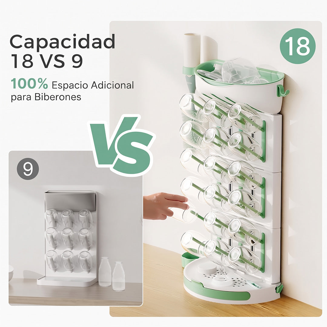 Portacepillos y gancho del escurridor Momcozy