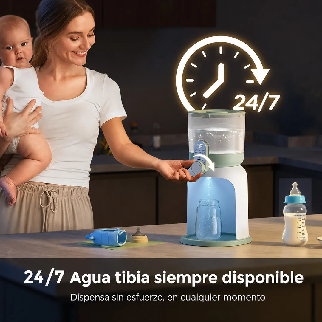 Dispensador de Agua para Mamadera con Control de Temperatura 24/7