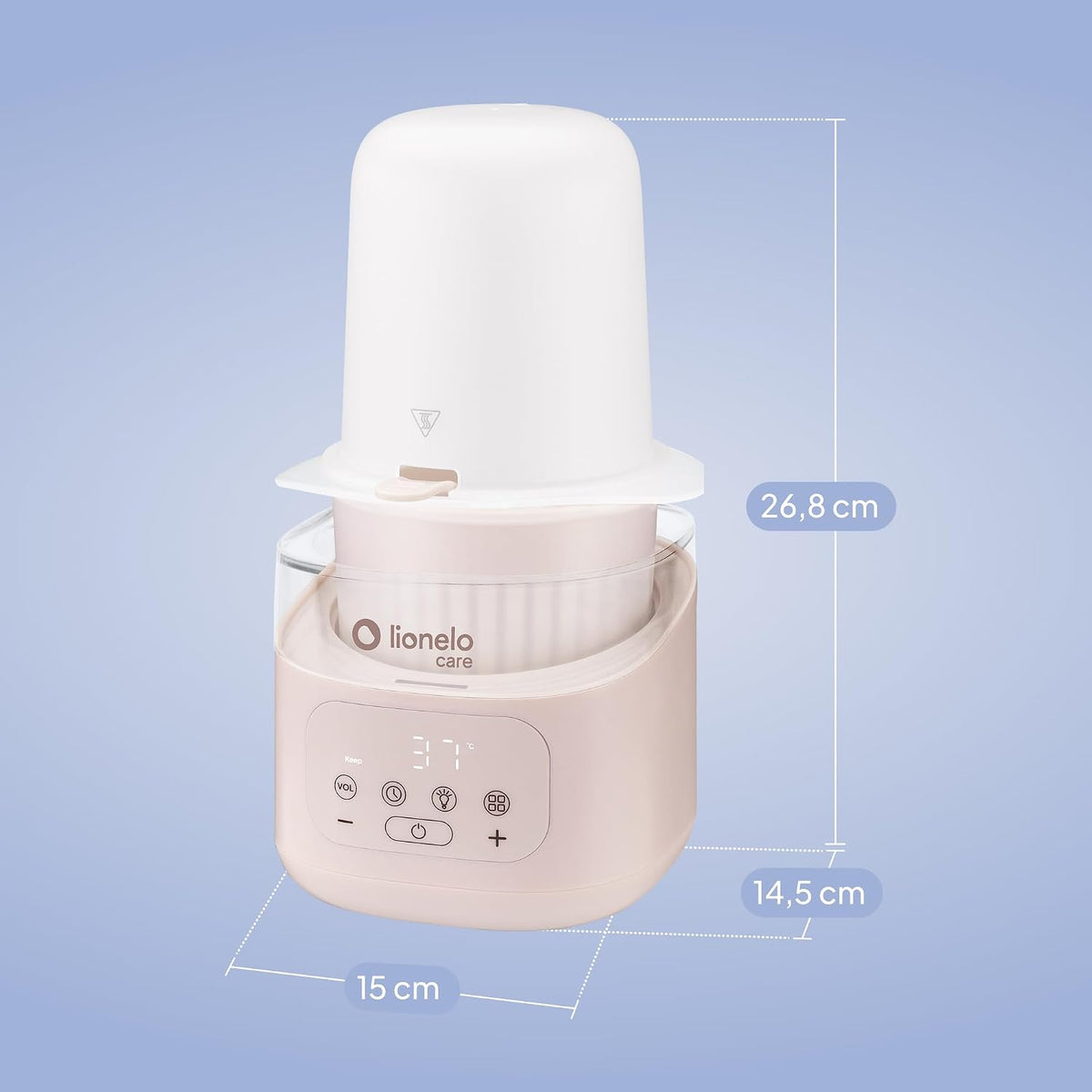 Calentador y Esterilizador de Mamaderas Beige Latte Thermup 4.0 Lionelo