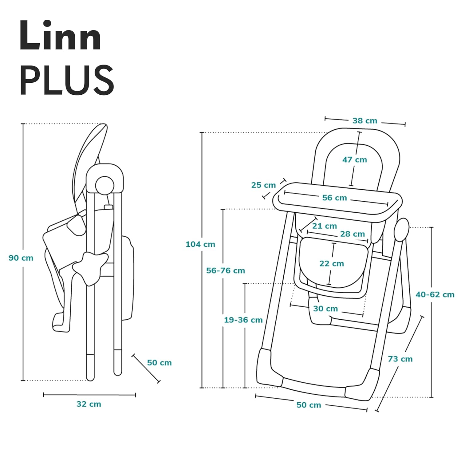 Silla Comer Linn Plus