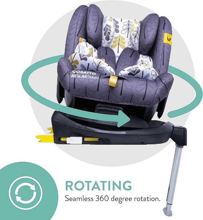 Silla de Auto InAll Rotate 360° Isofix Cosatto Fika Forest