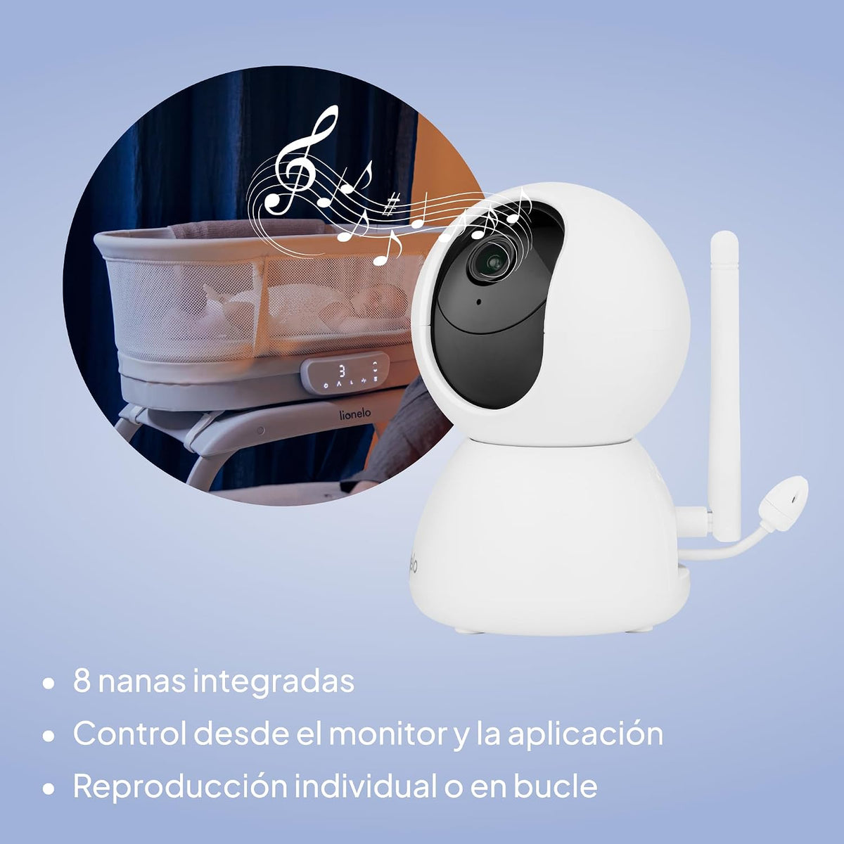 Monitor Babyline 8.4 Cámara Vigilancia Bebés con Cámara 5”
