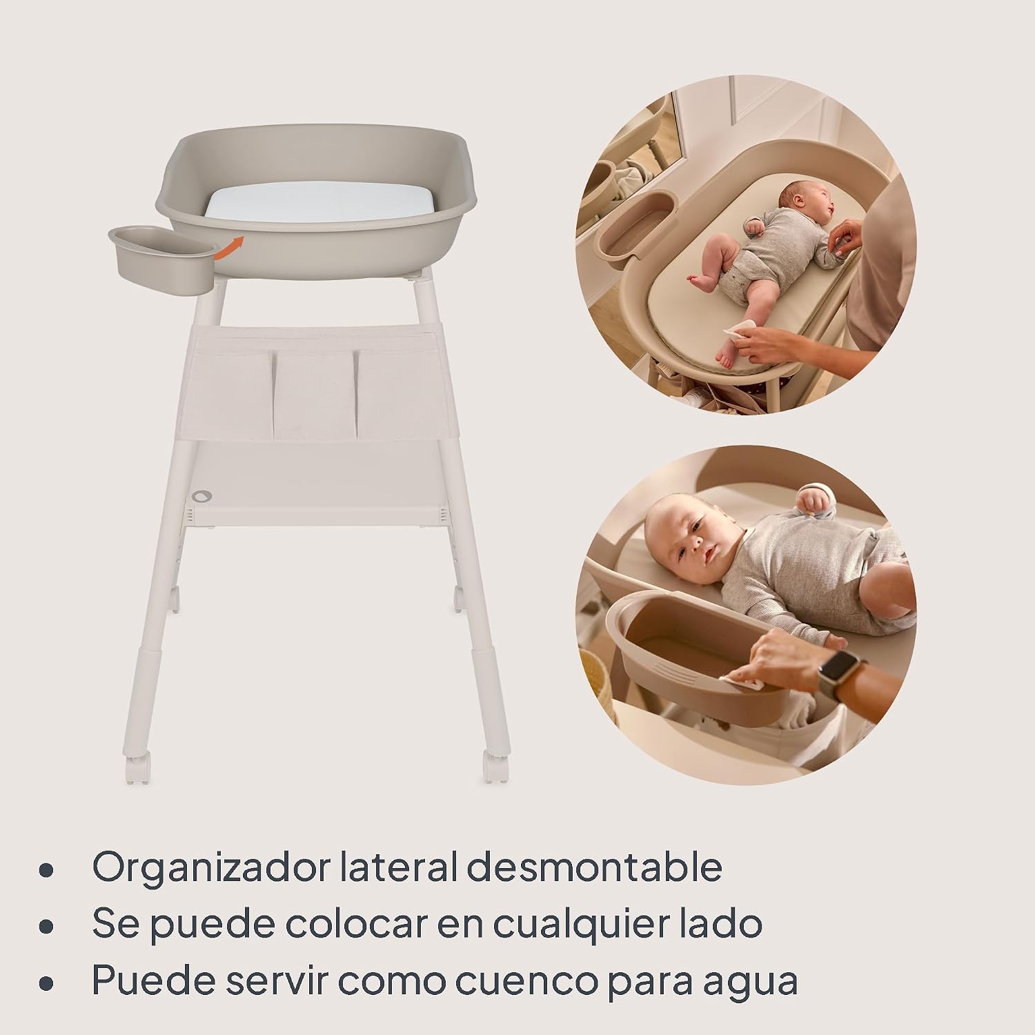 Mudador Acolchado Transportable Rosie