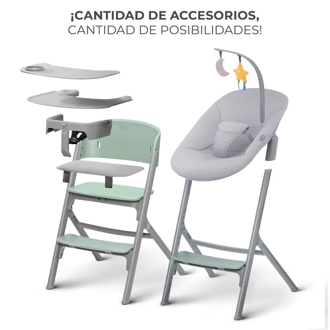 Silla de comer evolutiva LIVY 4 en 1 Olive + Calmee