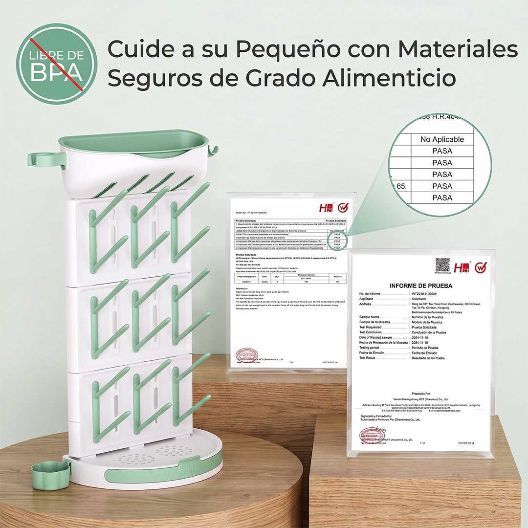Medidas del escurridor de mamaderas Momcozy