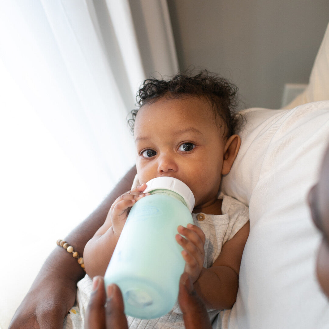 Funda Protección Mamadera Vidrio, Menta Unisex