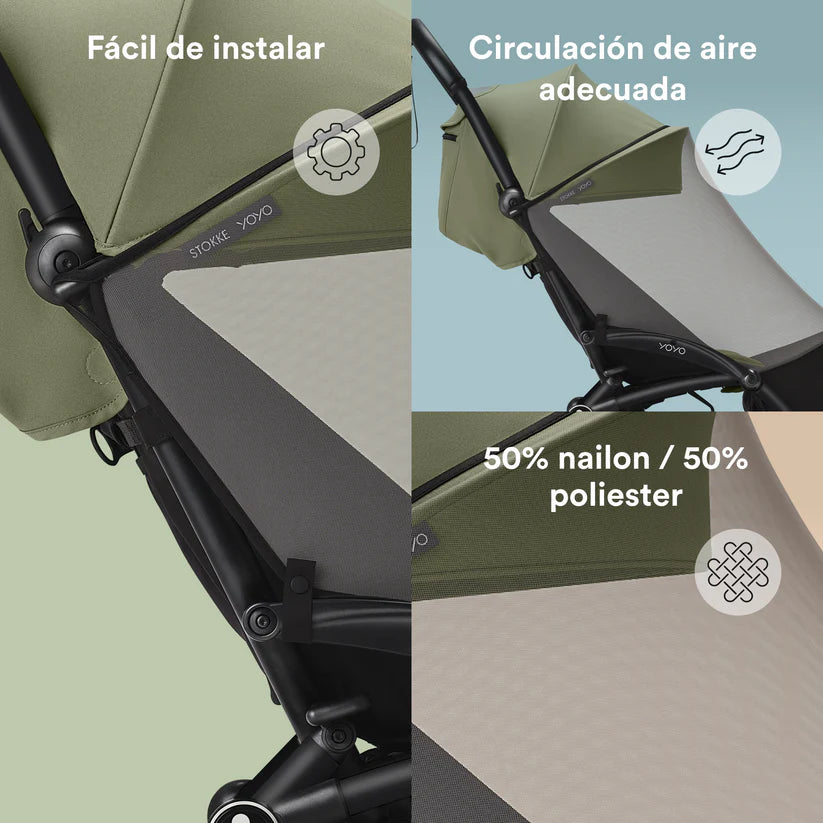 Mosquitera para Asiento 6+ para Coche Ultracompacto Stokke YOYO Stokke