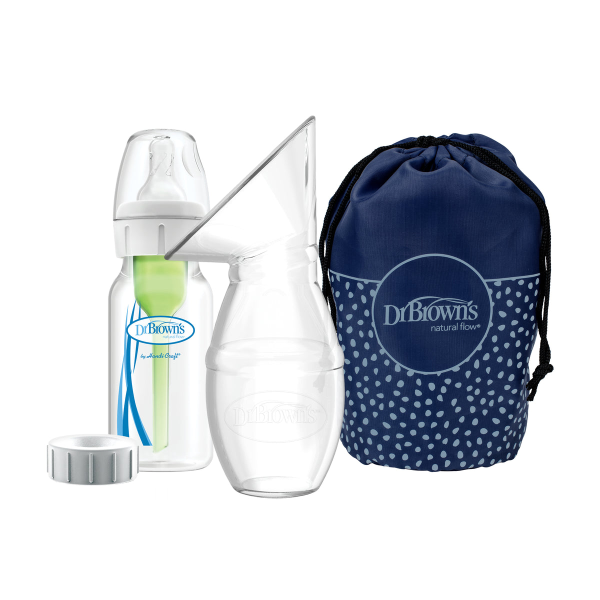 Extractor de Leche Manual 1 Pieza con Mam Estándar 120ml (con bolso)