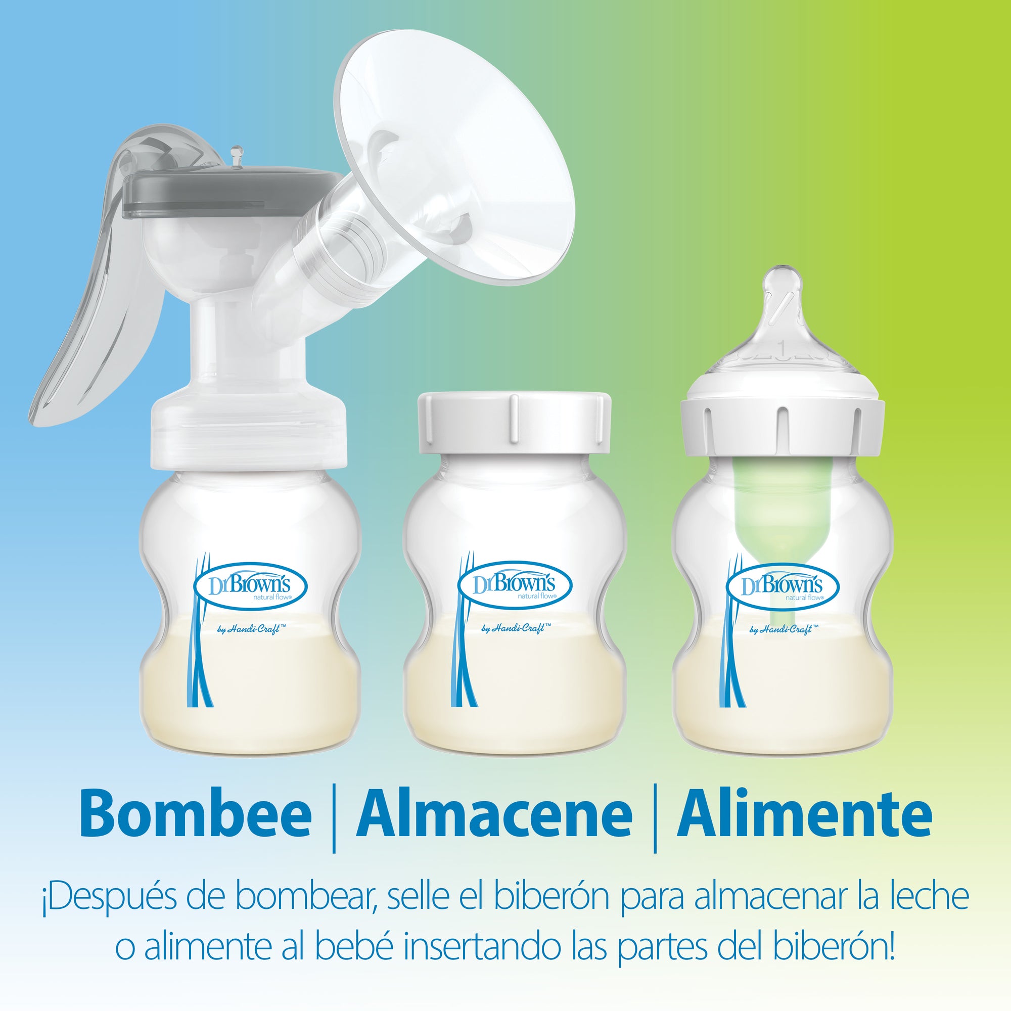 Extractor de Leche Manual con copa de silicona SoftShape™ (25mm), y Mam Boca Ancha 150ml