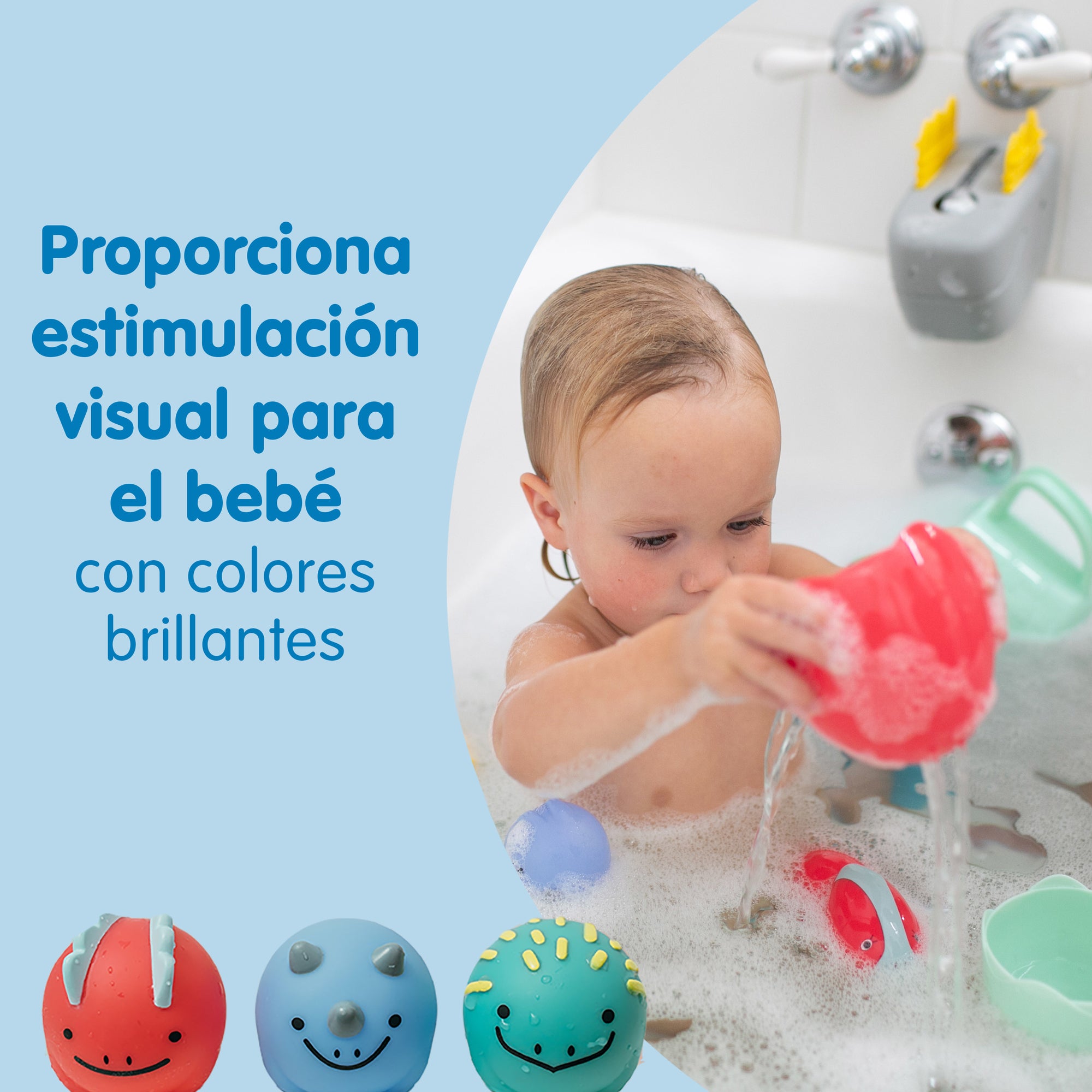 Juguete de baño 6M+, Huevos de dinosaurio