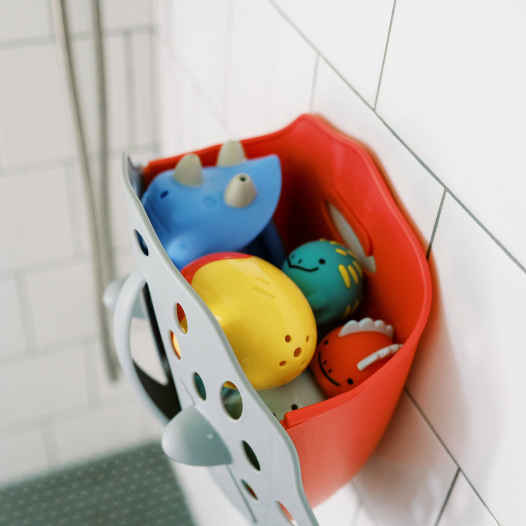 Organizador de juguetes para la tina de baño