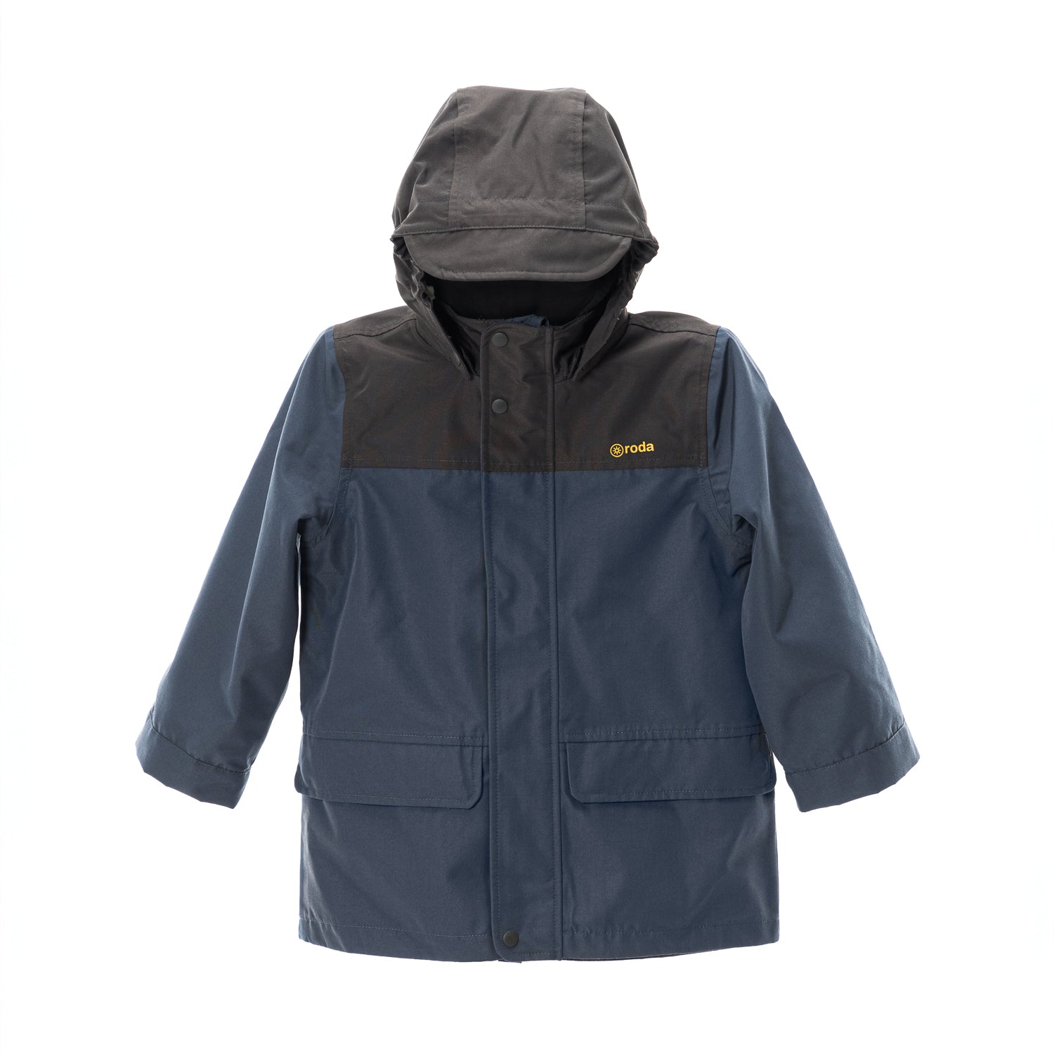 Chaqueta impermeable para niños y niñas azul