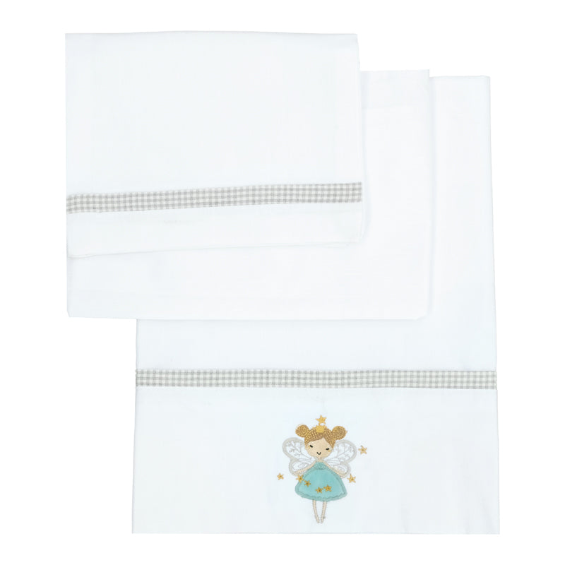 Juego de Sabanas Cuna Bordadas 90 x 140 cm