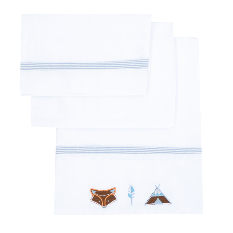 Juego de Sabanas Cuna Bordadas 90 x 140 cm