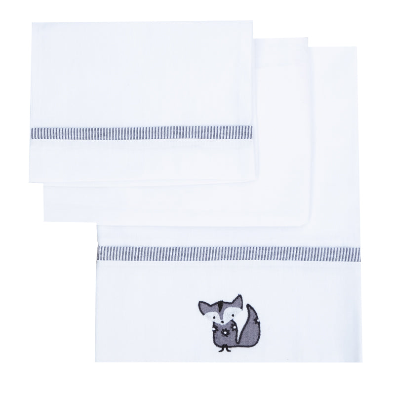 Juego de Sabanas Cuna Bordadas 90 x 140 cm