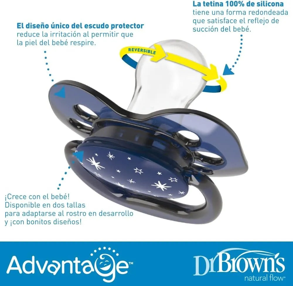 Chupete Advantage 0-6M 2UN