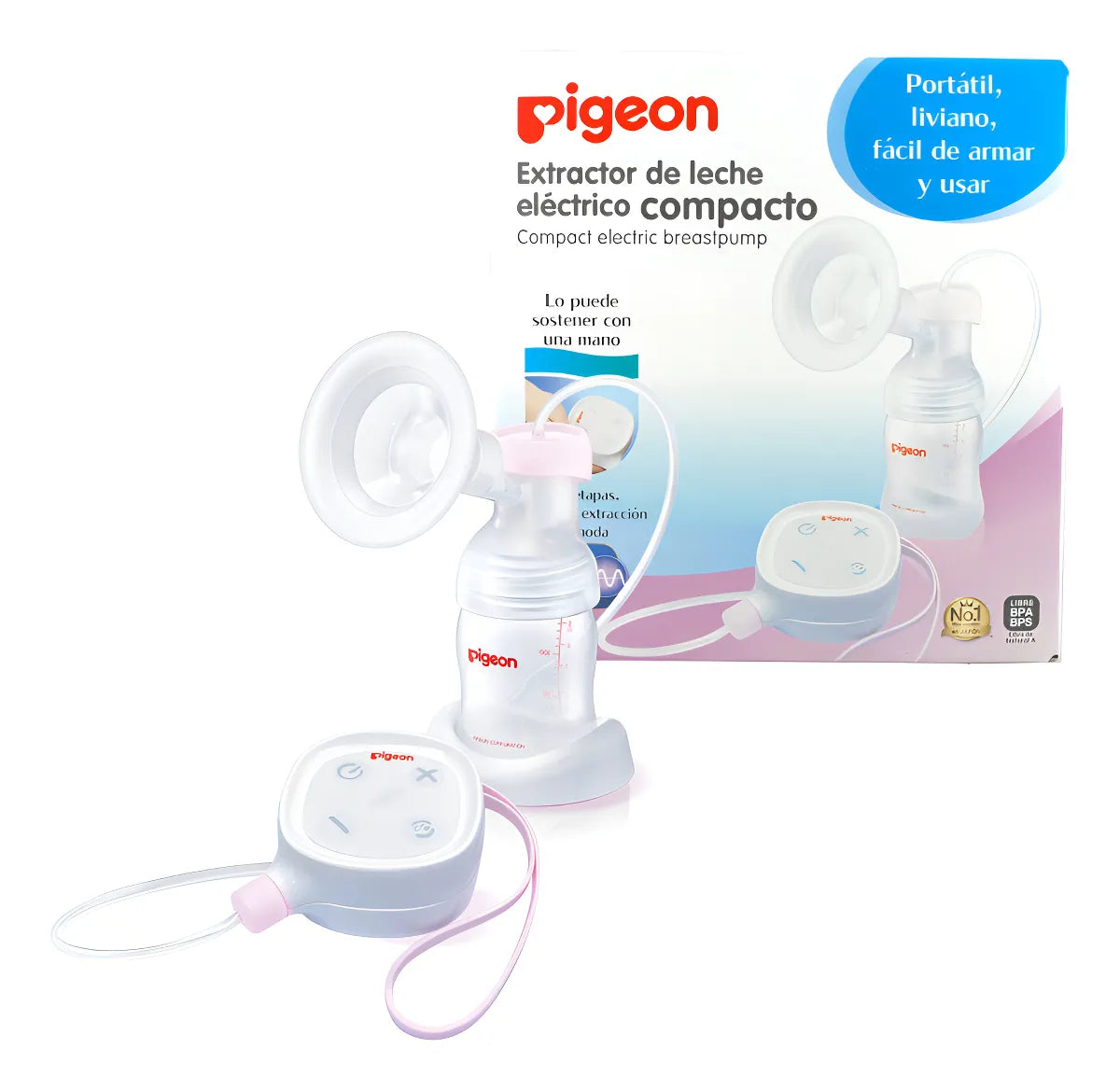 Extractor De Leche Eléctrico Compacto Pigeon